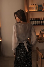 Cargar imagen en el visor de la galería, Blusa Valeria plata